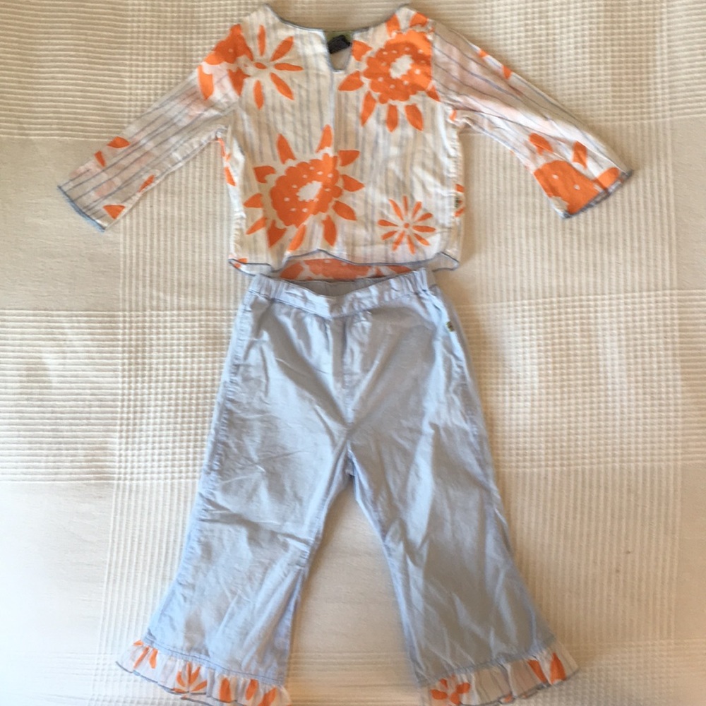 Babystyle 2T two piece set pants and shirt